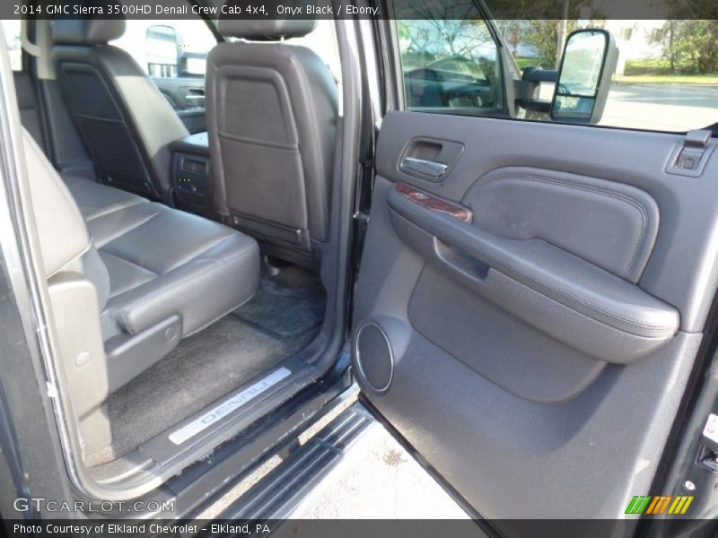 Onyx Black / Ebony 2014 GMC Sierra 3500HD Denali Crew Cab 4x4