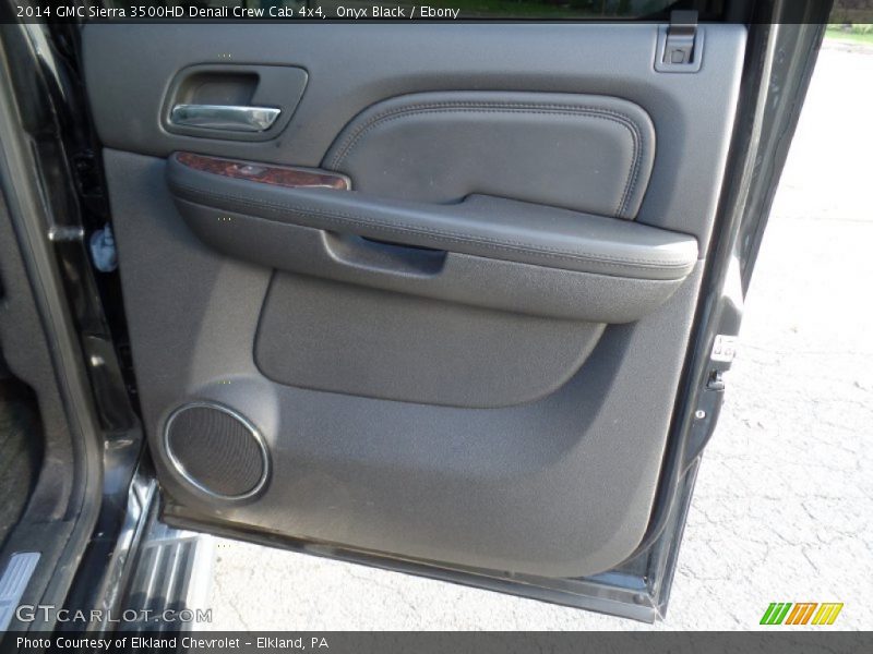 Onyx Black / Ebony 2014 GMC Sierra 3500HD Denali Crew Cab 4x4