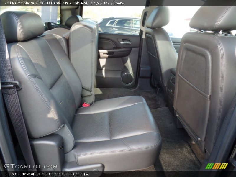 Onyx Black / Ebony 2014 GMC Sierra 3500HD Denali Crew Cab 4x4