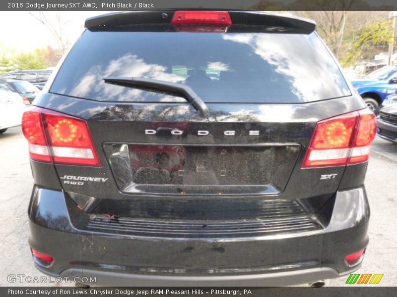 Pitch Black / Black 2016 Dodge Journey SXT AWD