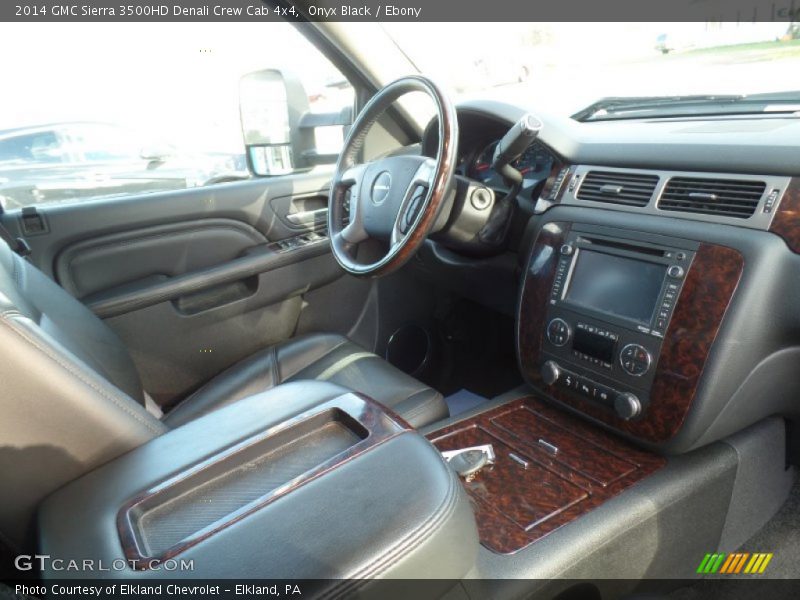 Onyx Black / Ebony 2014 GMC Sierra 3500HD Denali Crew Cab 4x4
