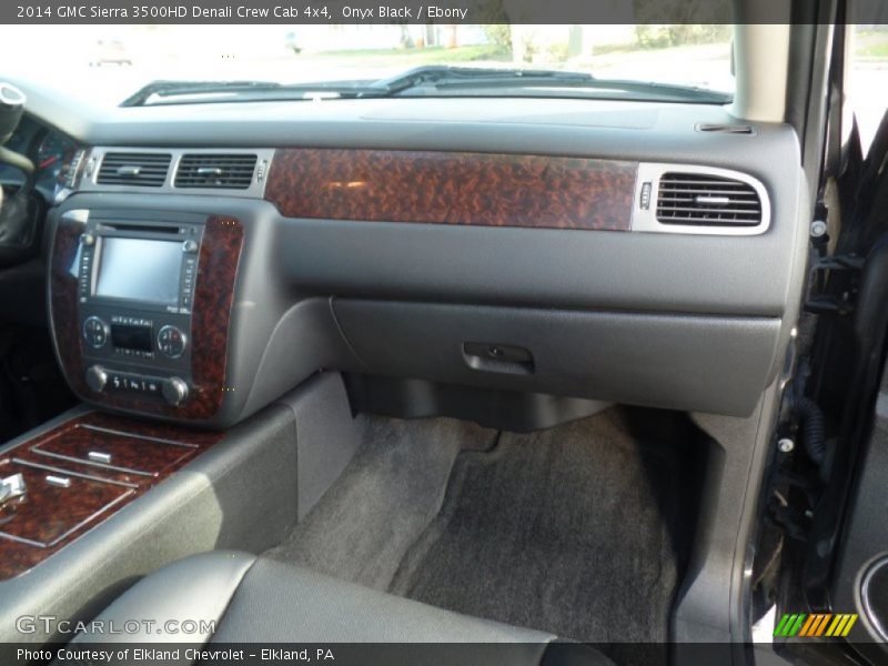 Onyx Black / Ebony 2014 GMC Sierra 3500HD Denali Crew Cab 4x4