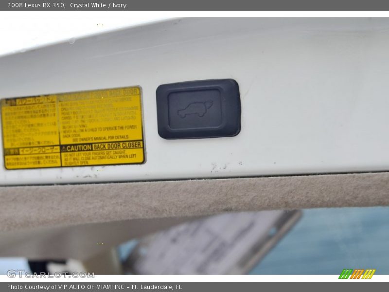 Crystal White / Ivory 2008 Lexus RX 350