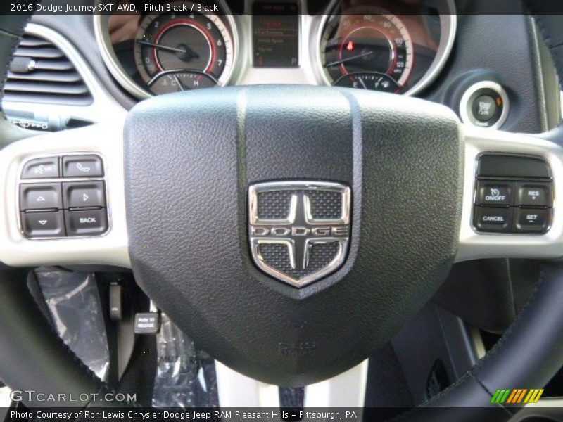 Pitch Black / Black 2016 Dodge Journey SXT AWD