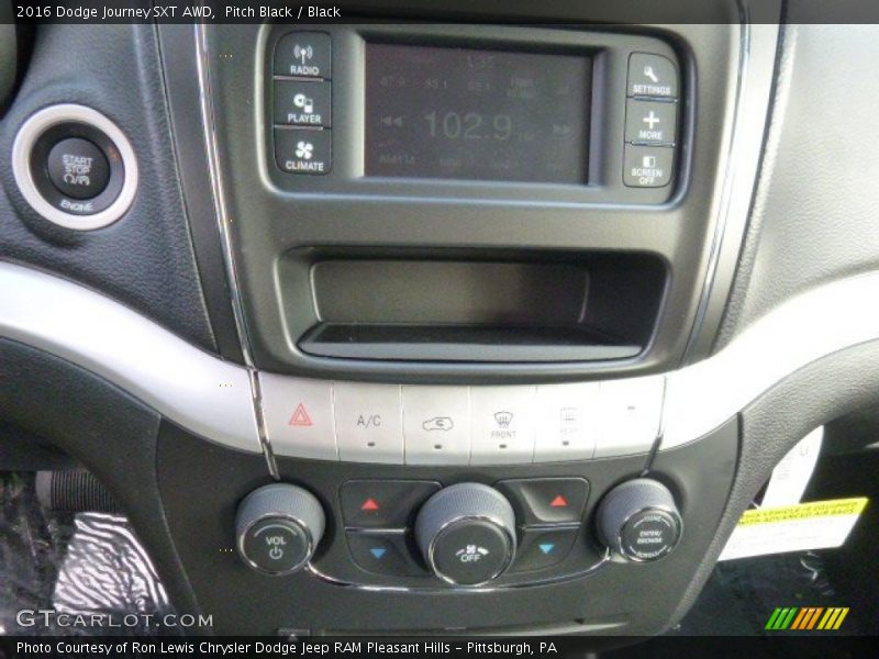 Pitch Black / Black 2016 Dodge Journey SXT AWD