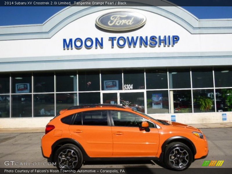 Tangerine Orange Pearl / Black 2014 Subaru XV Crosstrek 2.0i Limited