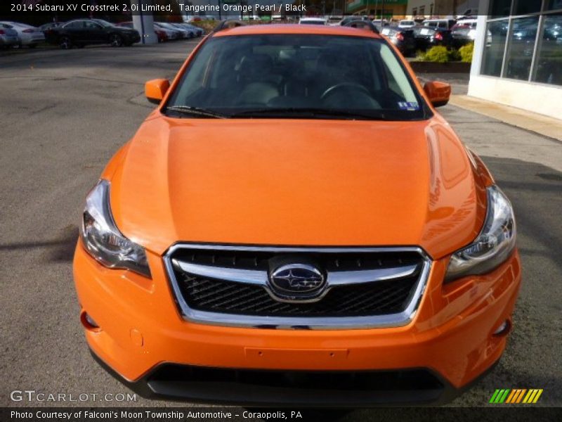 Tangerine Orange Pearl / Black 2014 Subaru XV Crosstrek 2.0i Limited