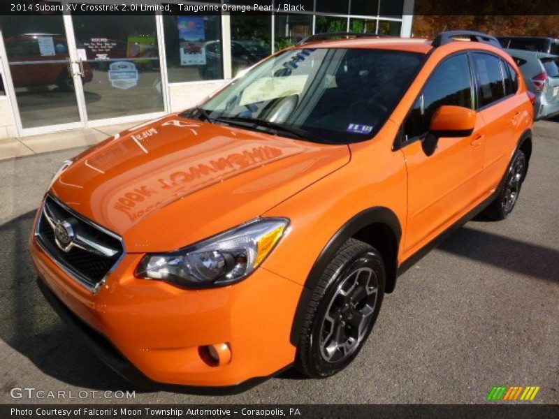 Tangerine Orange Pearl / Black 2014 Subaru XV Crosstrek 2.0i Limited