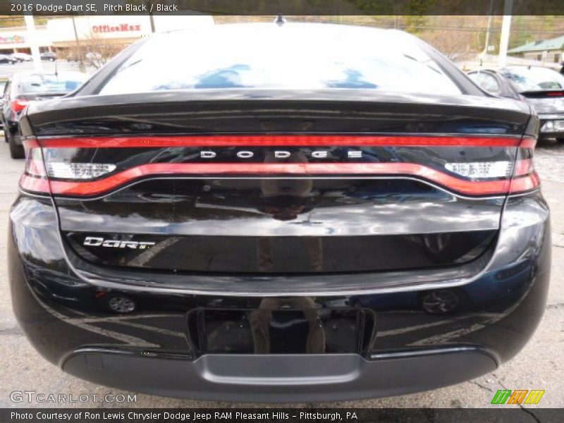 Pitch Black / Black 2016 Dodge Dart SE