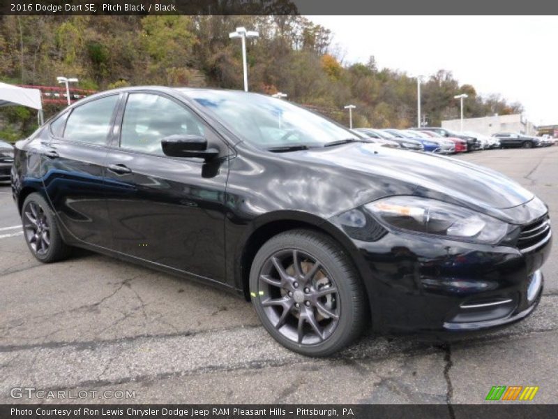 Pitch Black / Black 2016 Dodge Dart SE