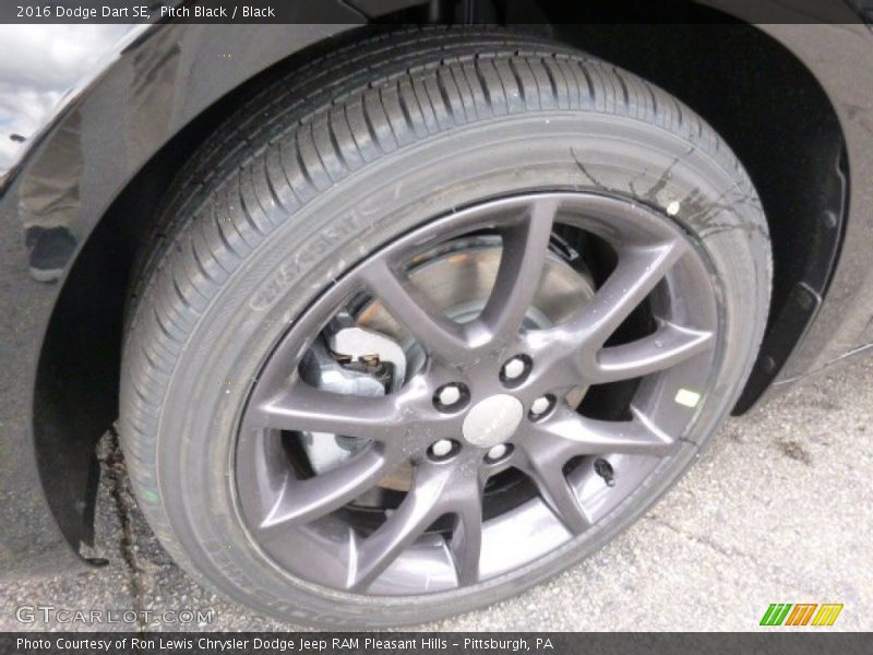 Pitch Black / Black 2016 Dodge Dart SE