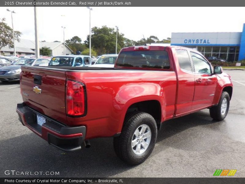 Red Hot / Jet Black/Dark Ash 2015 Chevrolet Colorado Extended Cab