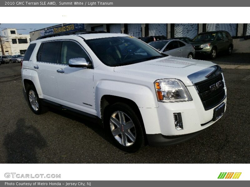 Summit White / Light Titanium 2010 GMC Terrain SLE AWD