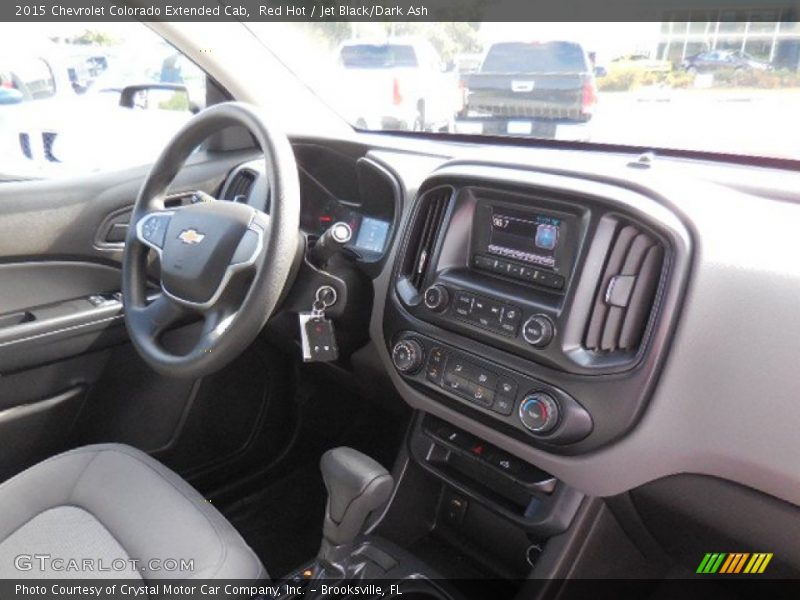 Red Hot / Jet Black/Dark Ash 2015 Chevrolet Colorado Extended Cab