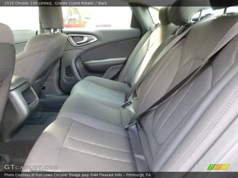 Granite Crystal Metallic / Black 2016 Chrysler 200 Limited