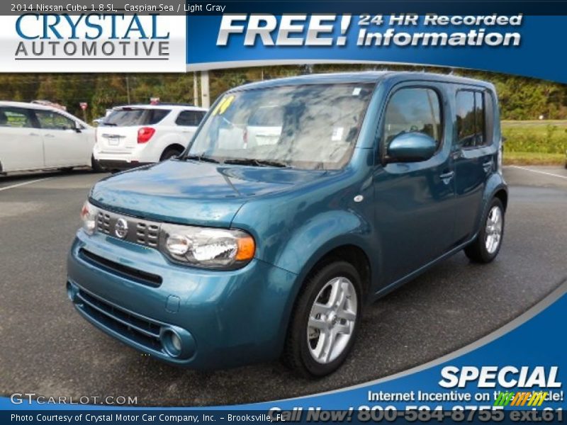 Caspian Sea / Light Gray 2014 Nissan Cube 1.8 SL