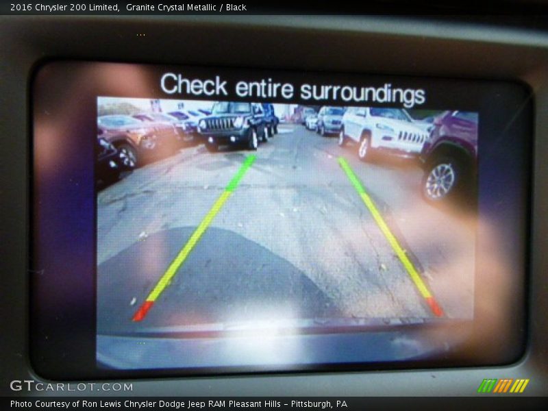 Granite Crystal Metallic / Black 2016 Chrysler 200 Limited