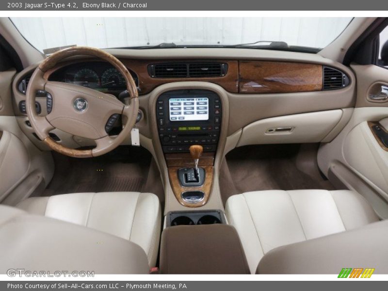 Ebony Black / Charcoal 2003 Jaguar S-Type 4.2