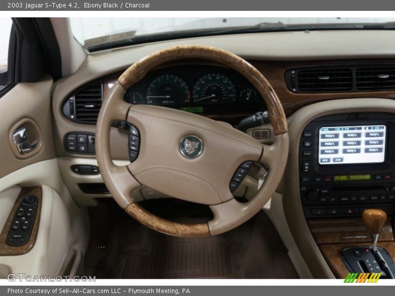 Ebony Black / Charcoal 2003 Jaguar S-Type 4.2