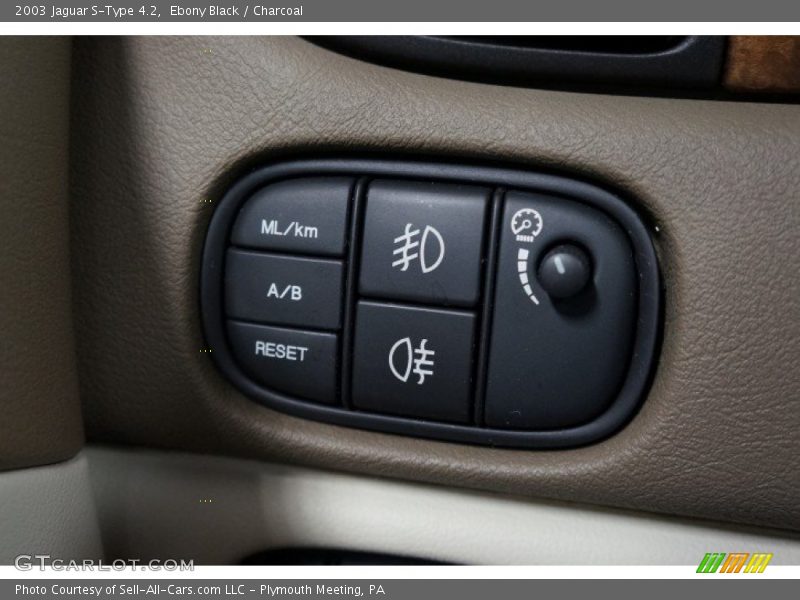 Ebony Black / Charcoal 2003 Jaguar S-Type 4.2