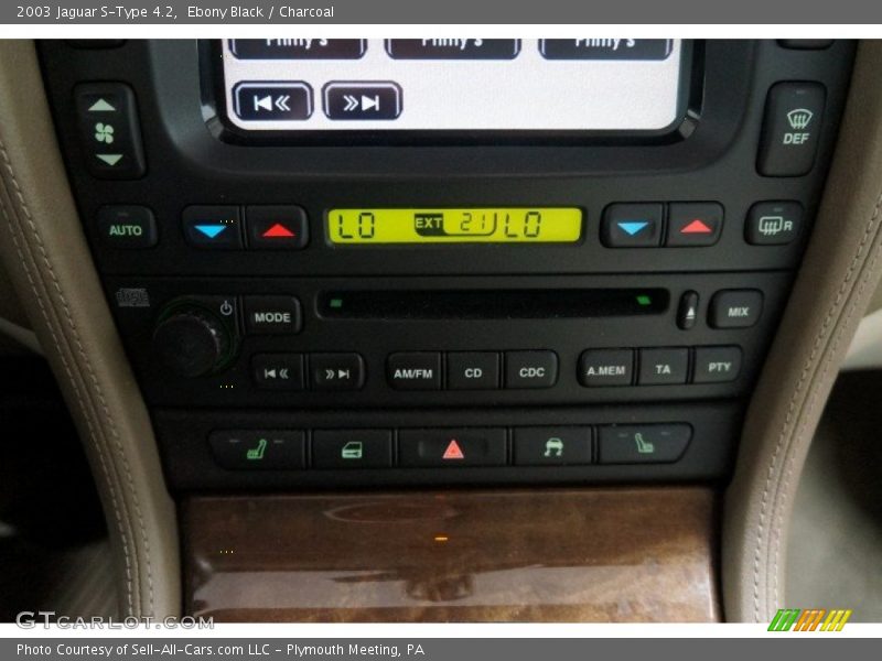 Ebony Black / Charcoal 2003 Jaguar S-Type 4.2