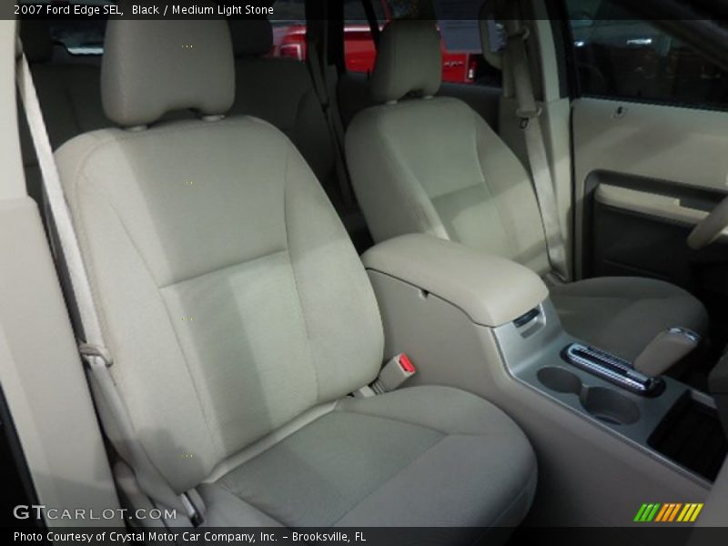 Black / Medium Light Stone 2007 Ford Edge SEL