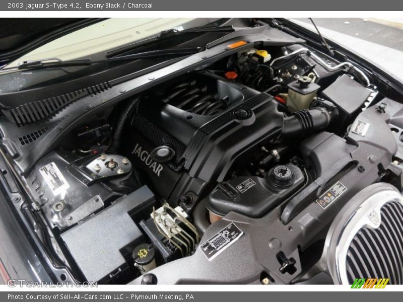Ebony Black / Charcoal 2003 Jaguar S-Type 4.2