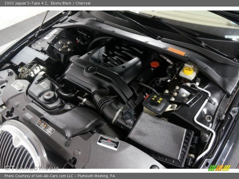 Ebony Black / Charcoal 2003 Jaguar S-Type 4.2