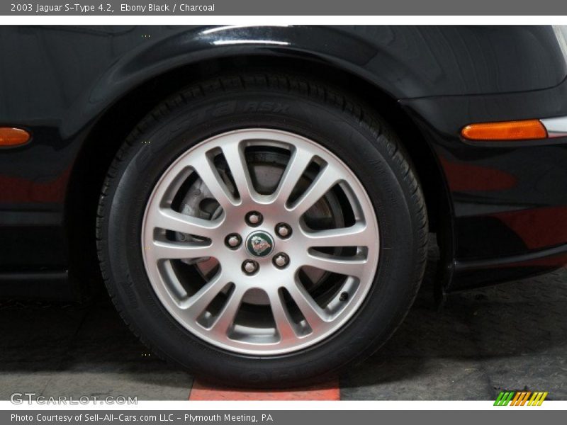 Ebony Black / Charcoal 2003 Jaguar S-Type 4.2