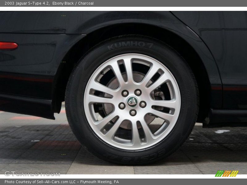 Ebony Black / Charcoal 2003 Jaguar S-Type 4.2