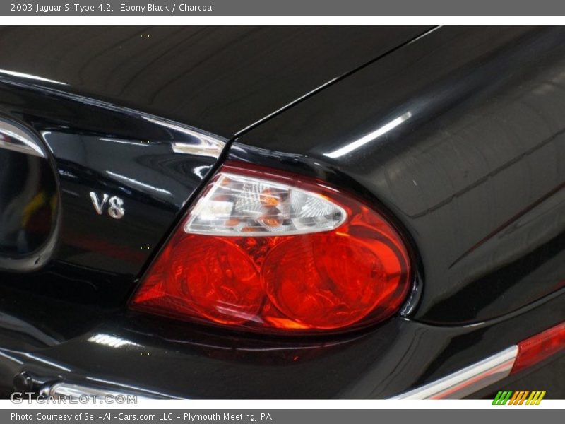 Ebony Black / Charcoal 2003 Jaguar S-Type 4.2
