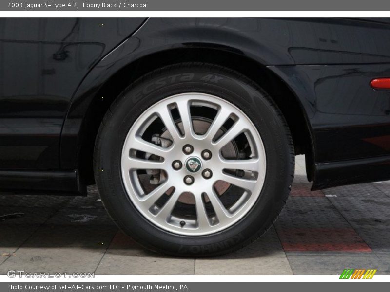Ebony Black / Charcoal 2003 Jaguar S-Type 4.2