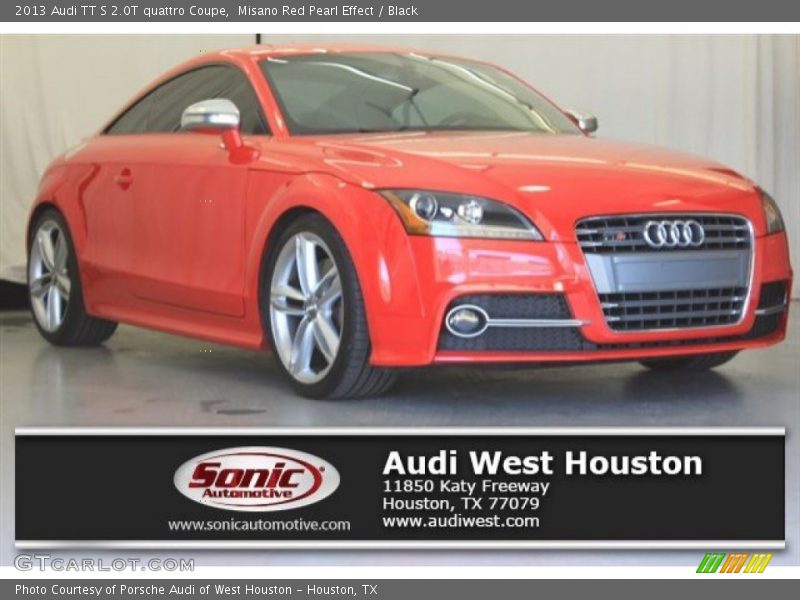 Misano Red Pearl Effect / Black 2013 Audi TT S 2.0T quattro Coupe