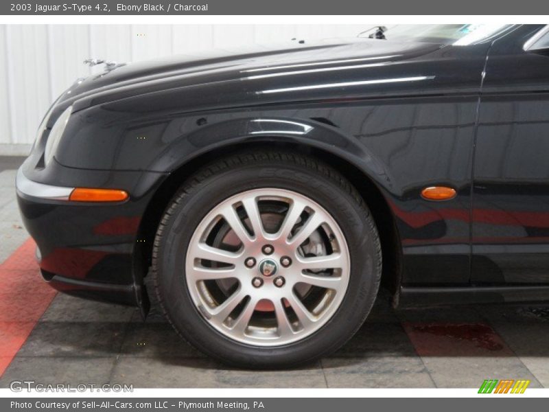 Ebony Black / Charcoal 2003 Jaguar S-Type 4.2