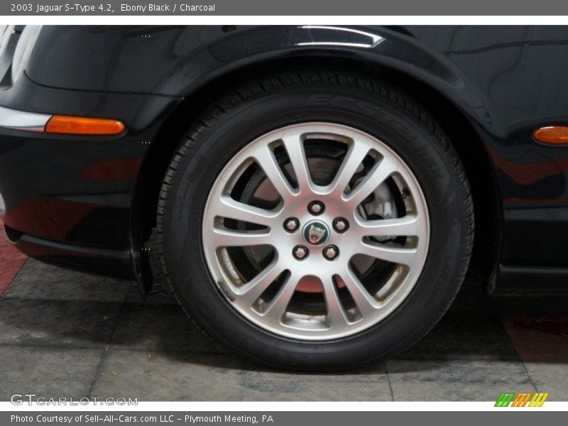 Ebony Black / Charcoal 2003 Jaguar S-Type 4.2