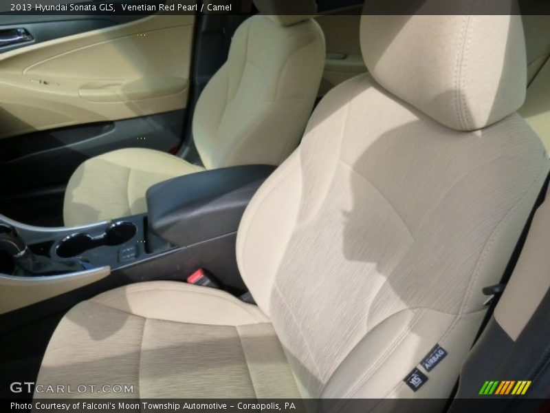 Venetian Red Pearl / Camel 2013 Hyundai Sonata GLS