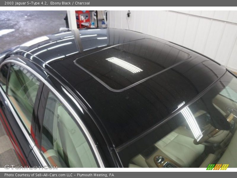 Ebony Black / Charcoal 2003 Jaguar S-Type 4.2