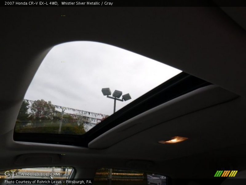 Whistler Silver Metallic / Gray 2007 Honda CR-V EX-L 4WD