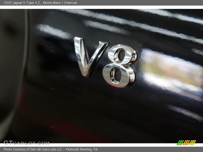 Ebony Black / Charcoal 2003 Jaguar S-Type 4.2