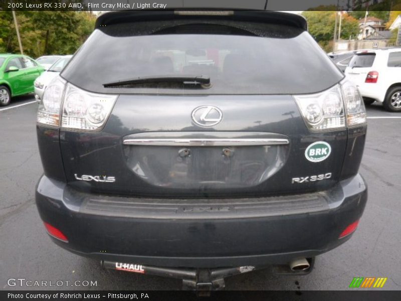 Flint Gray Mica / Light Gray 2005 Lexus RX 330 AWD