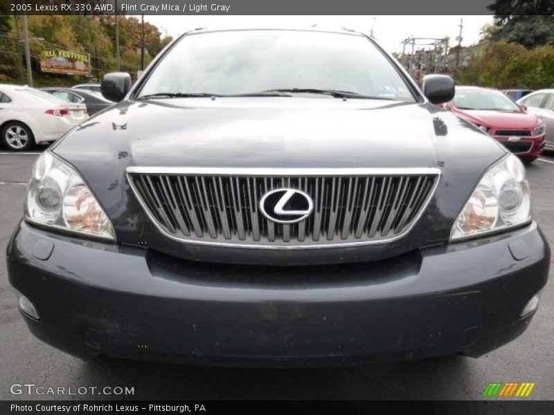 Flint Gray Mica / Light Gray 2005 Lexus RX 330 AWD