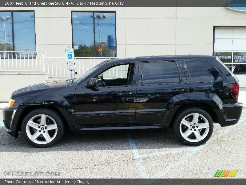 Black / Medium Slate Gray 2007 Jeep Grand Cherokee SRT8 4x4