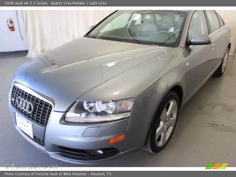 Quartz Grey Metallic / Light Grey 2008 Audi A6 3.2 Sedan