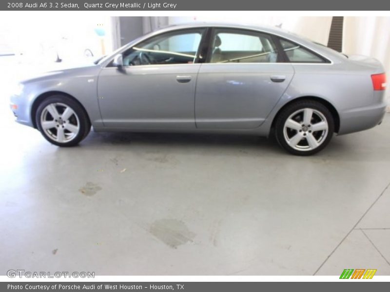 Quartz Grey Metallic / Light Grey 2008 Audi A6 3.2 Sedan
