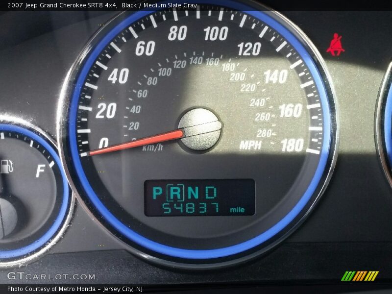 Black / Medium Slate Gray 2007 Jeep Grand Cherokee SRT8 4x4