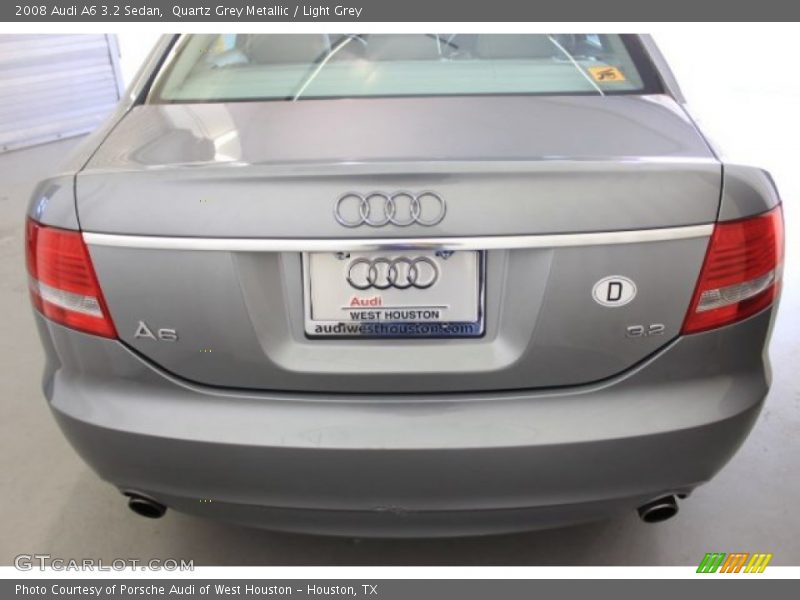 Quartz Grey Metallic / Light Grey 2008 Audi A6 3.2 Sedan
