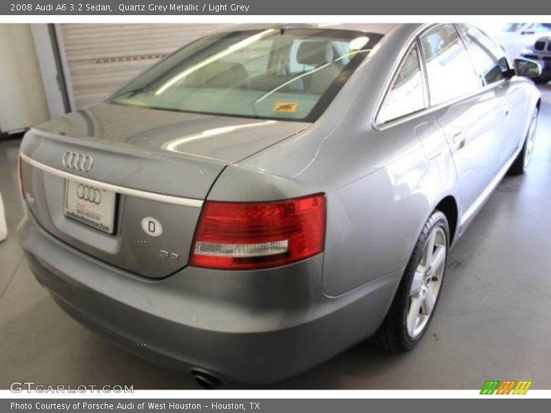 Quartz Grey Metallic / Light Grey 2008 Audi A6 3.2 Sedan