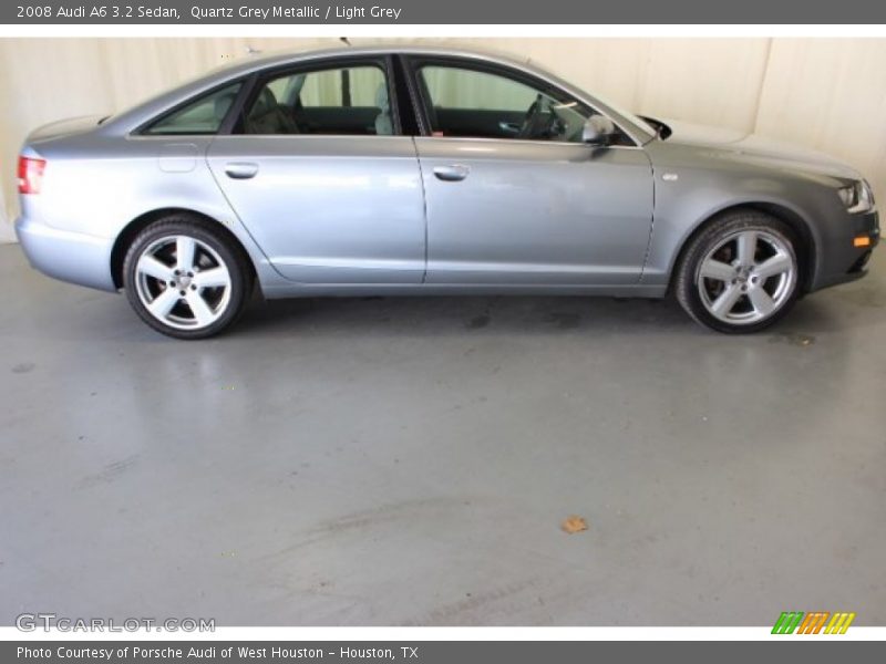 Quartz Grey Metallic / Light Grey 2008 Audi A6 3.2 Sedan