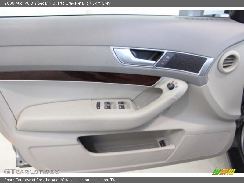 Quartz Grey Metallic / Light Grey 2008 Audi A6 3.2 Sedan