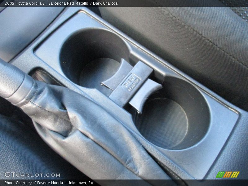 Barcelona Red Metallic / Dark Charcoal 2009 Toyota Corolla S